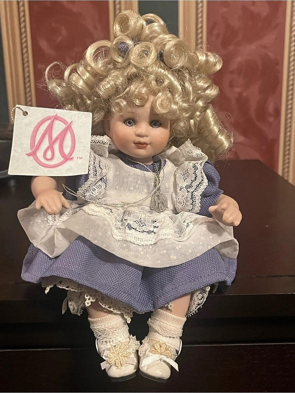 Marie Osmond Porcelain Doll "Beary Best Friends" Tiny Tot